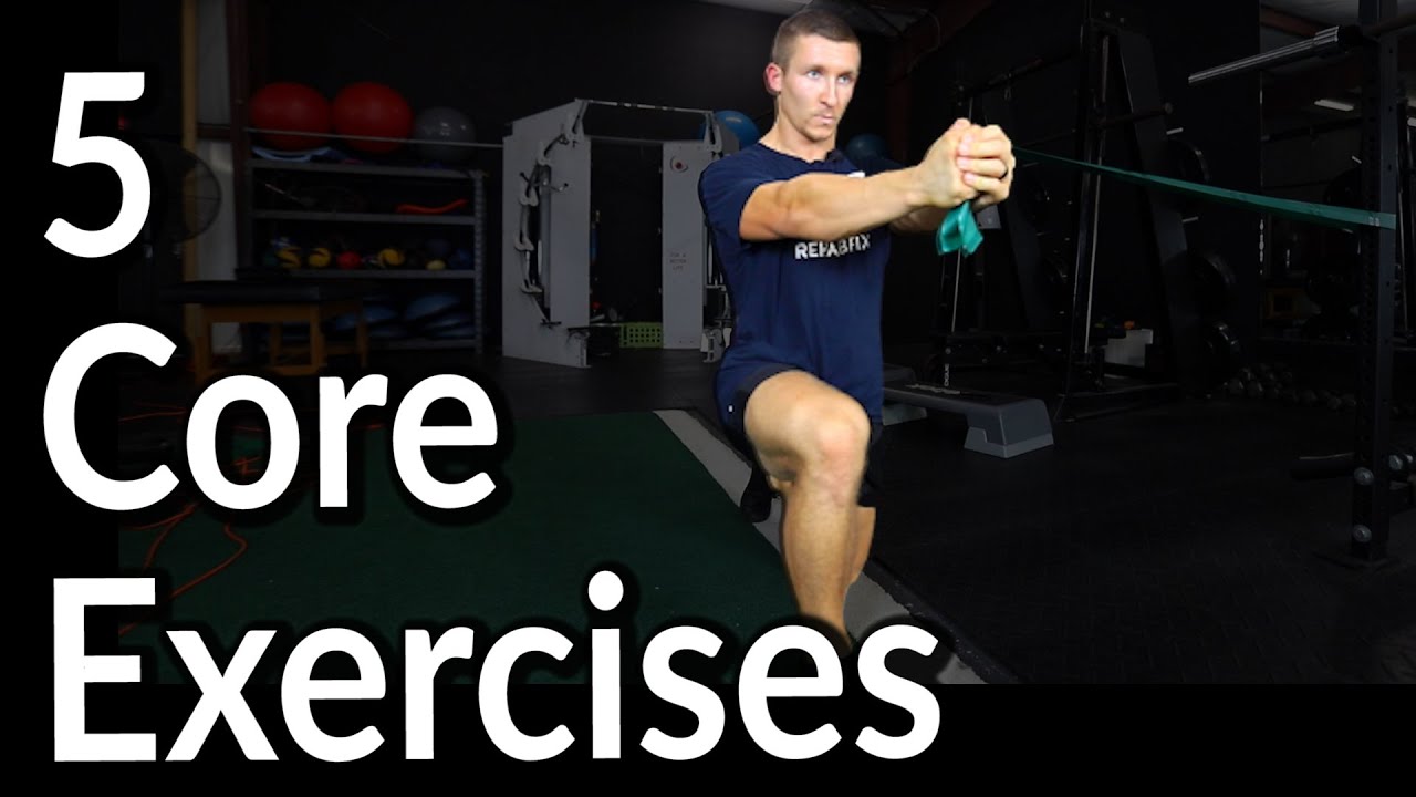5 Core Exercises for Low Back Pain | Pallof Press Variations