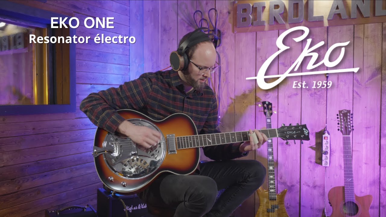 Guitare EKO ONE Resonator électro (vidéo La Boite Noire du Musicien)