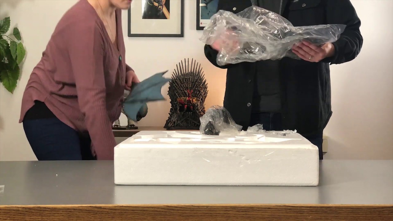 Game of Thrones: Ice Dragon & the Night King Premier Statue Unboxing - Dark Horse Direct
