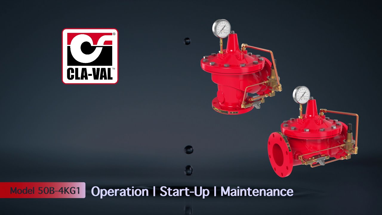 Cla Val 50B 4KG1 Fire Protection Pressure Relief Valve IOM