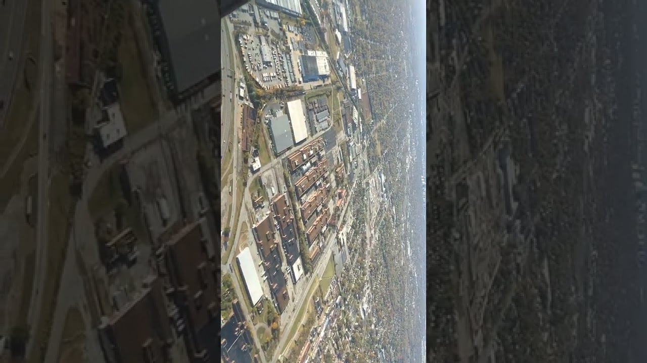 Phoenix to St Louis Southwest Airlines landing and final approach
