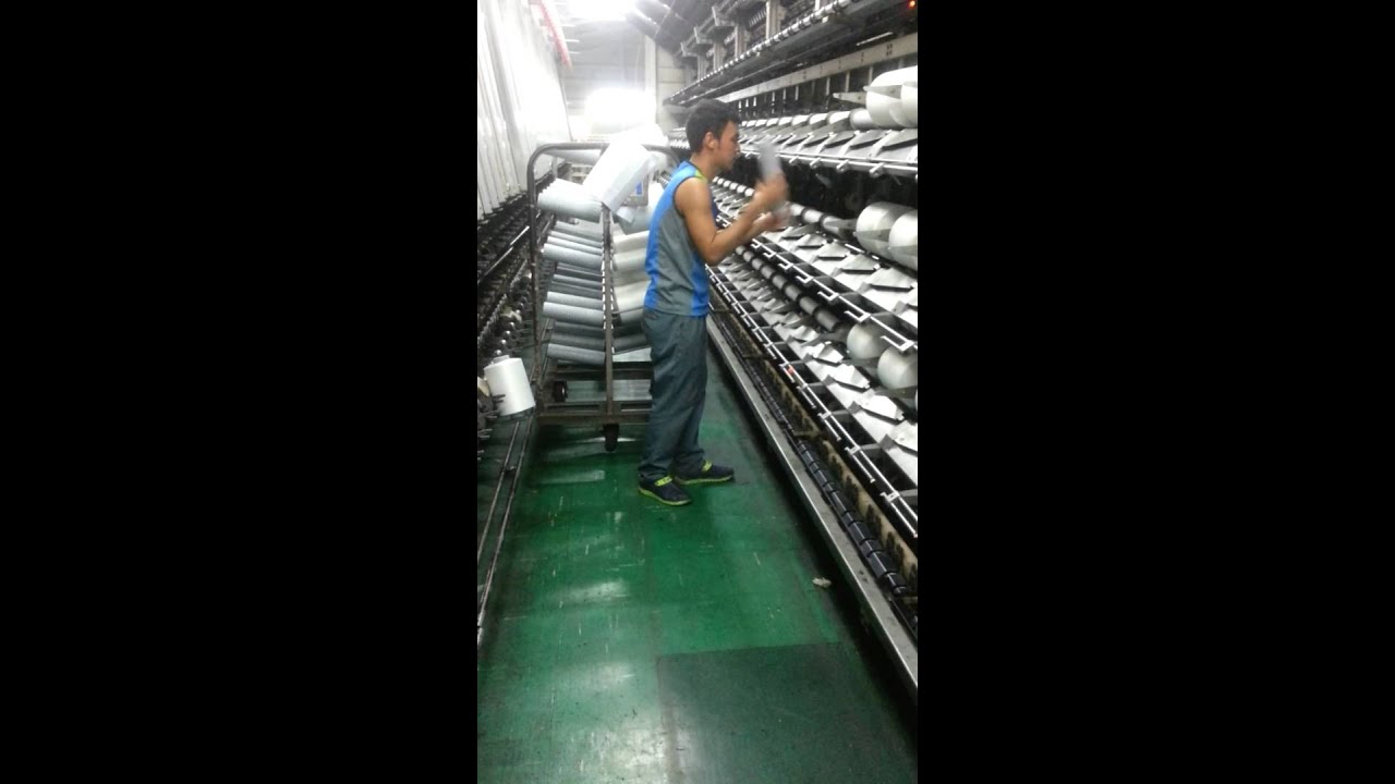 Kerja pabrik benang korea (doffing). By errond