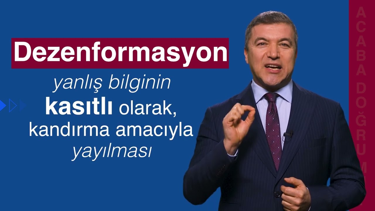 Yanlış bilgi nedir, neden &ccedil;ok tehlikelidir? İsmail K&uuml;&ccedil;&uuml;kkaya a&ccedil;ıklıyor.