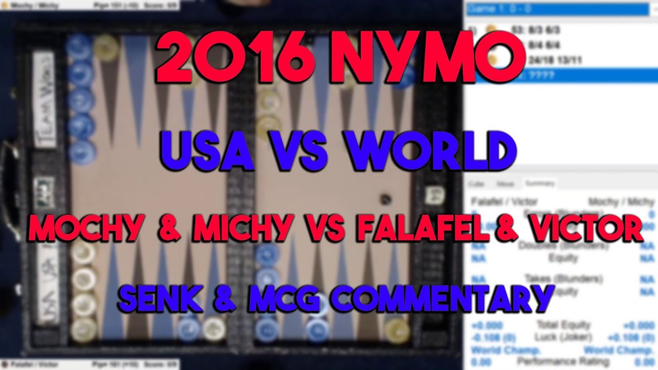 *CLASSIC* Mochy & Michy vs Falafel & Victor w/Commentary NEW w/ XG!  2016 NYMO USA vs World