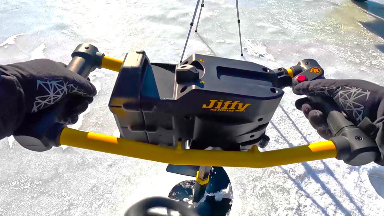 The NEW Jiffy Model 60 Ice Auger!