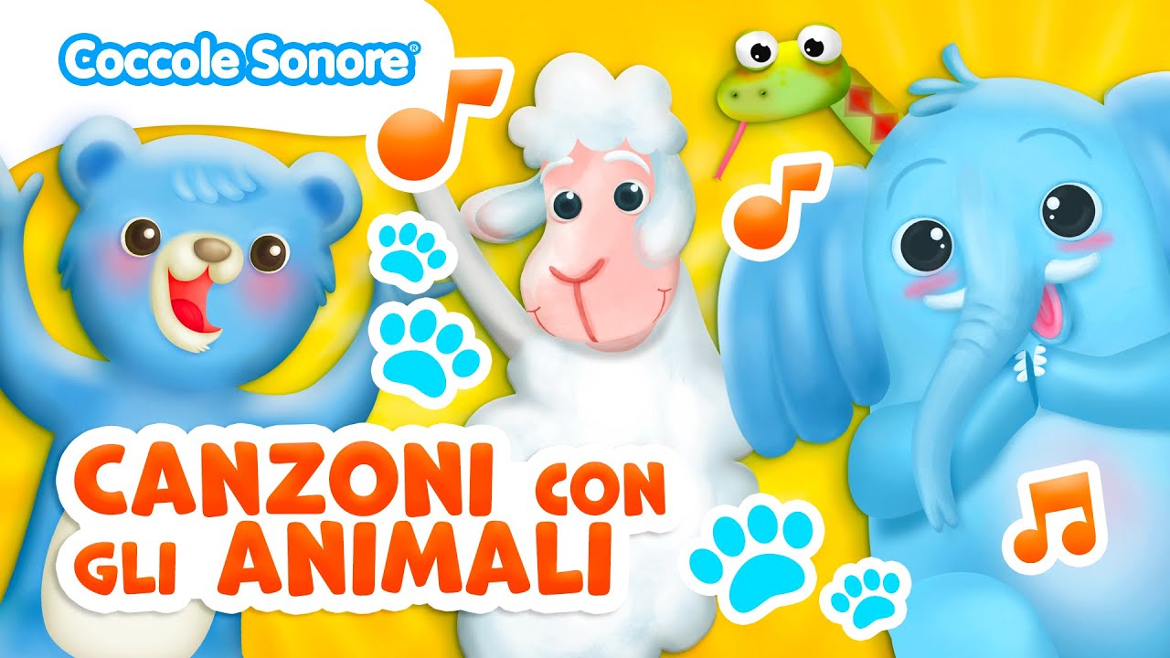 Le Più Belle Canzoni con gli Animali | Canzoni per Bambini | Coccole Sonore