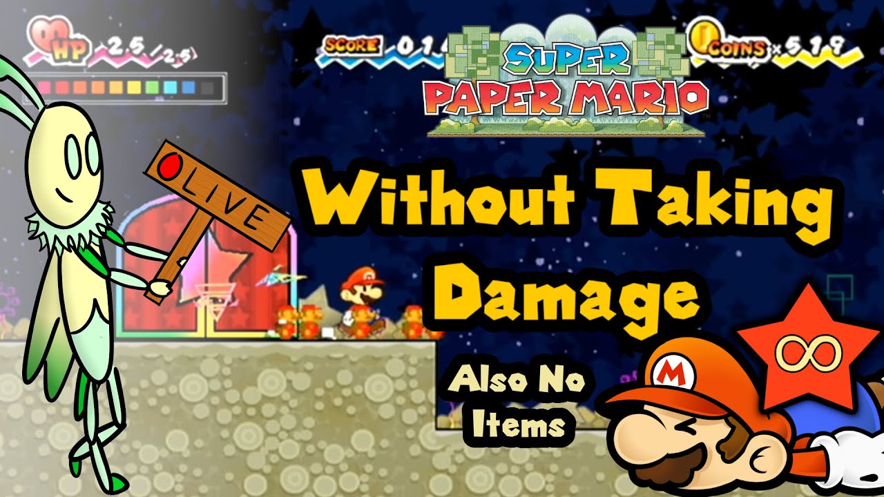 Attempting to beat Super Paper Mario without taking damage (rules in description) - Part 4