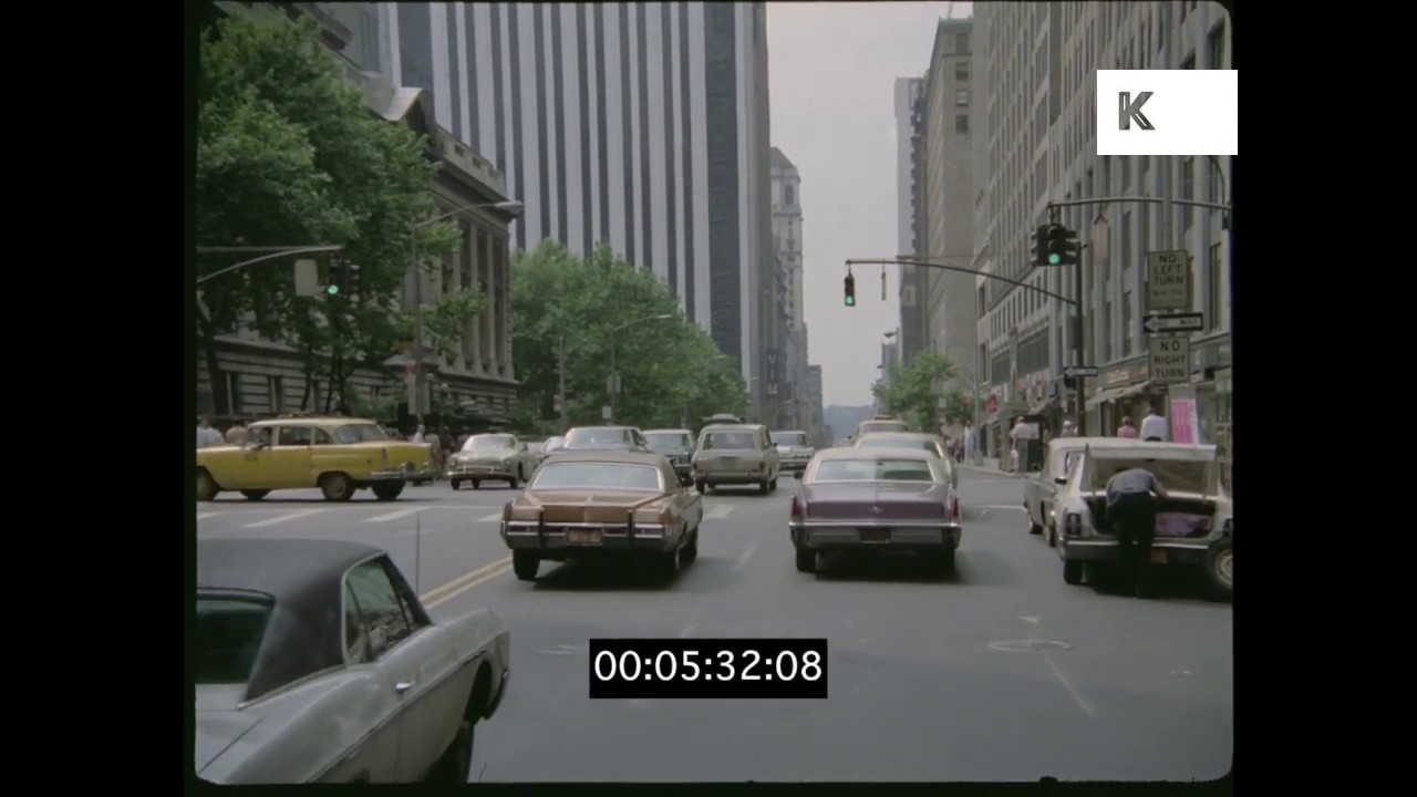 1970s Manhattan, Driving POVs, New York, HD