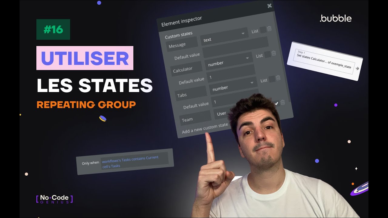 Formation Gratuite Bubble.io | Les States - Repeating Group #16