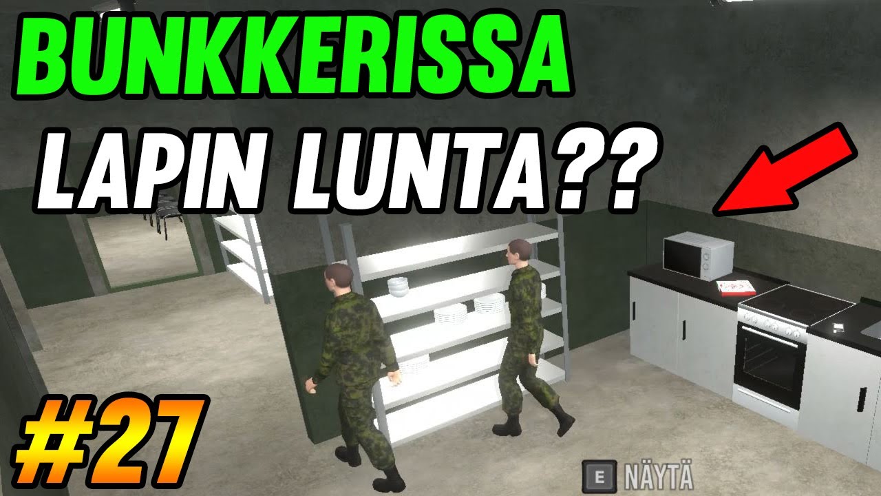 Finnish Army Simulator | L&Ouml;YSIN BUNKKERISTA LAPIN LUNTA??? #27