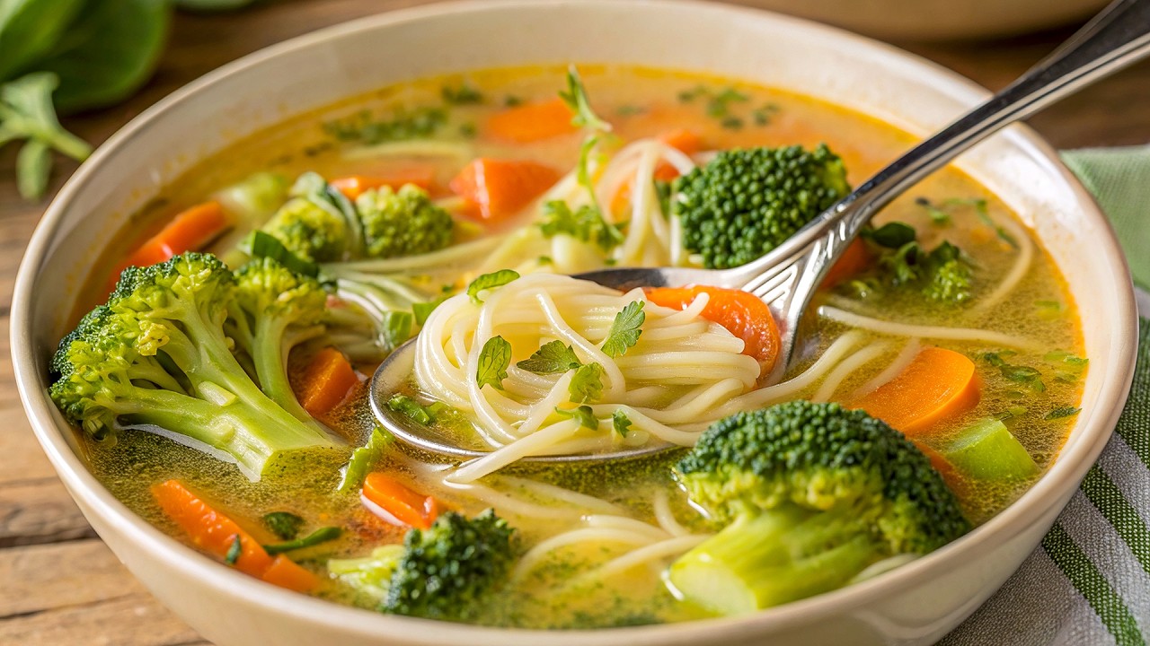 Ich könnte diese Gemüsesuppe jeden Tag essen! Das leckerste und einfachste Suppe Rezept überhaupt!