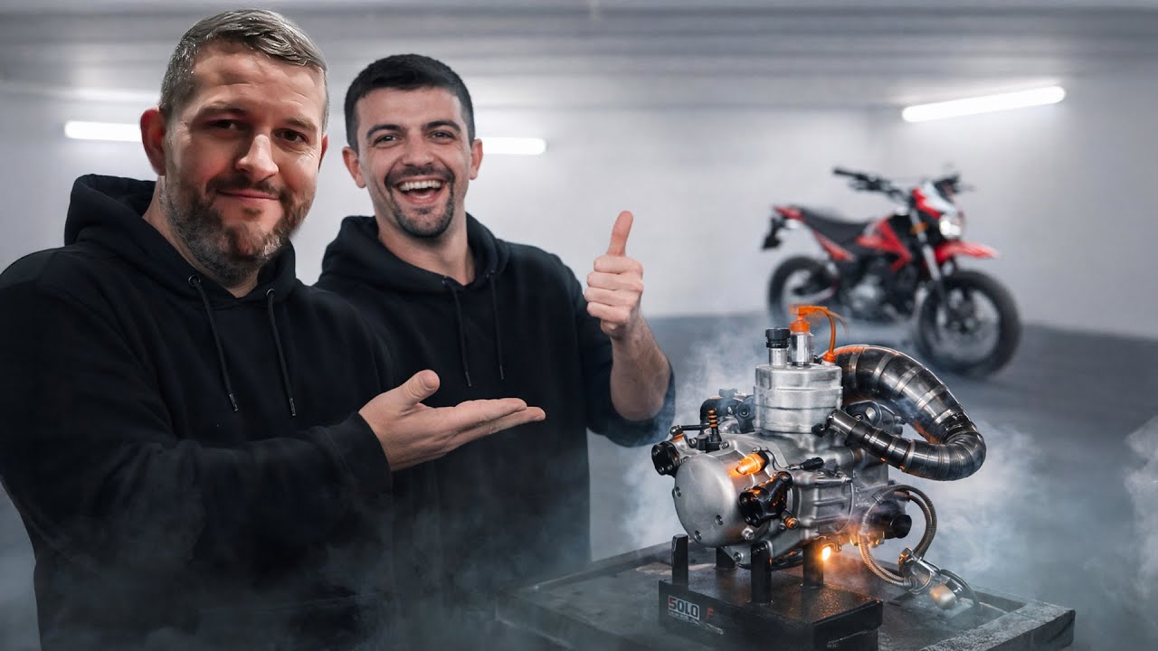 ON MONTE ET ON DÉMARRE LE MOTEUR DE LA DERBI ! (JE M’ARRACHE LE BRAS SUR LE KICK)
