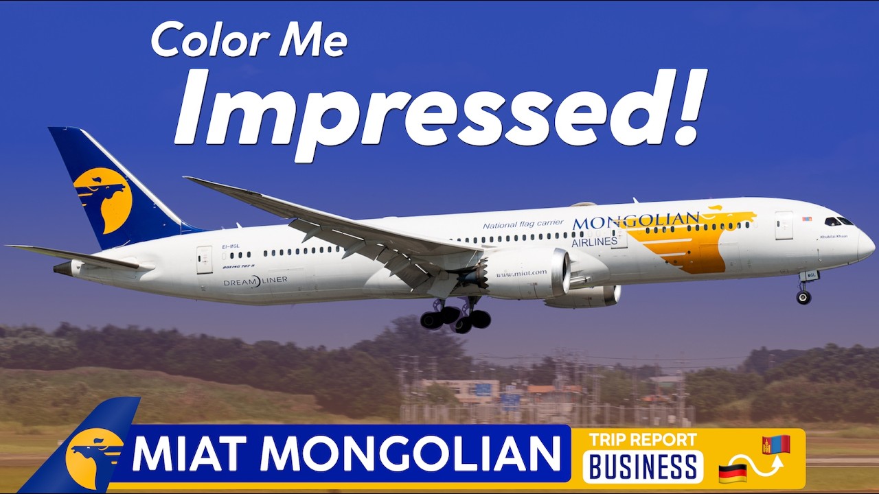 Впечатляюще от полета на MIAT MONGOLIAN ✦ Бизнес-класс на 787-9 ✦ Франкфурт &mdash; Улан-Батор @tfft