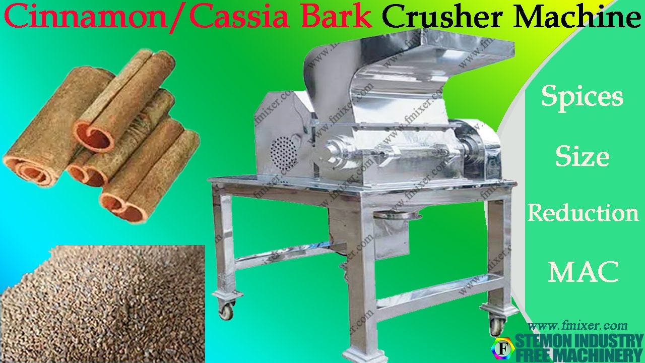 Cinnamon crusher machine for spices powder grinding production