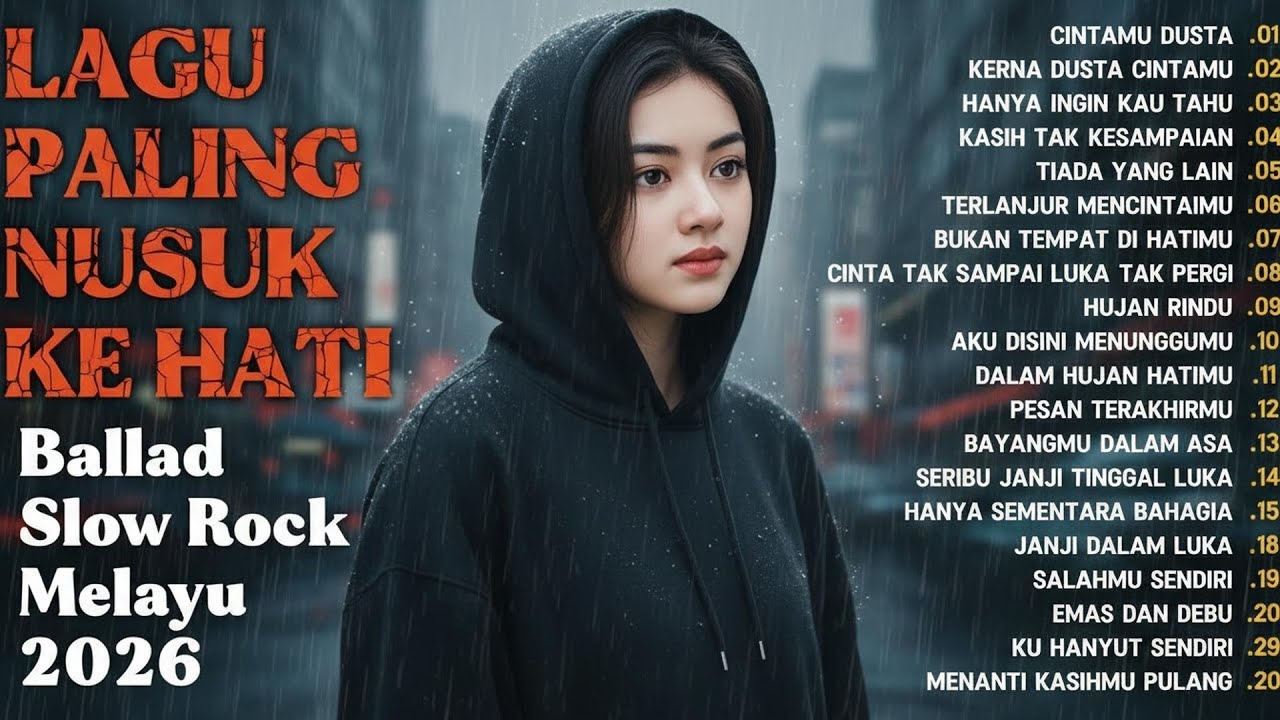 LAGU BIKIN NANGIS 😭 | LAGU SEDIH PATAH HATI 💔 BALLAD SLOW ROCK TERBARU 2026 – Cintamu Dusta