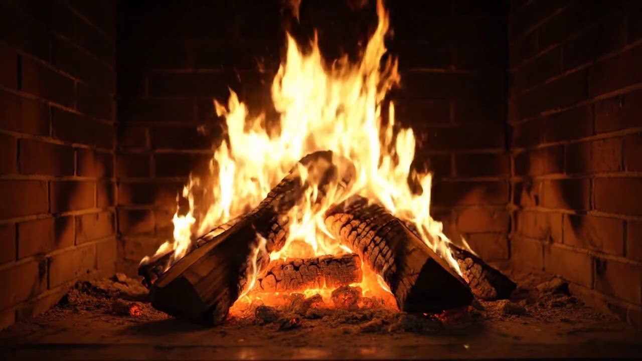 Warm Piano Nights – Cozy Fireplace Sounds with Soft Piano for Deep Relaxation