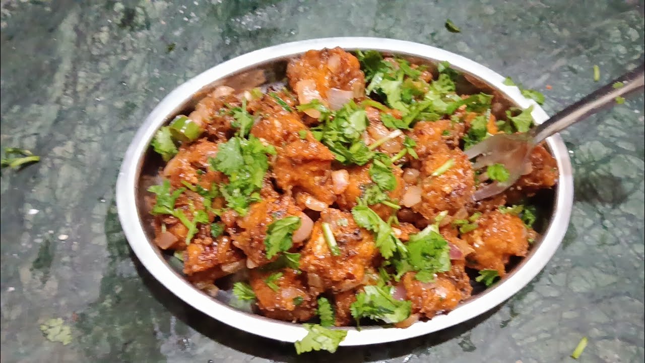 Manchurian tayari vidhanam homemade