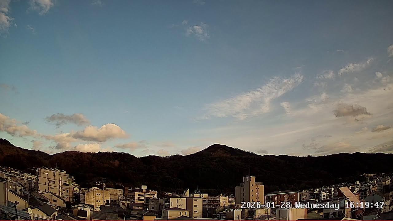 京都府京都市左京区大文字山ライブカメラ Kyoto Kyotoshi Live camera.world.cam