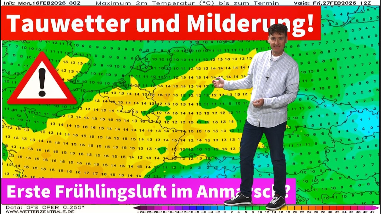 Tauwetter und Milderung: Winterabschied auf Raten? Diese Woche noch kühl bis kalt, aber dann?