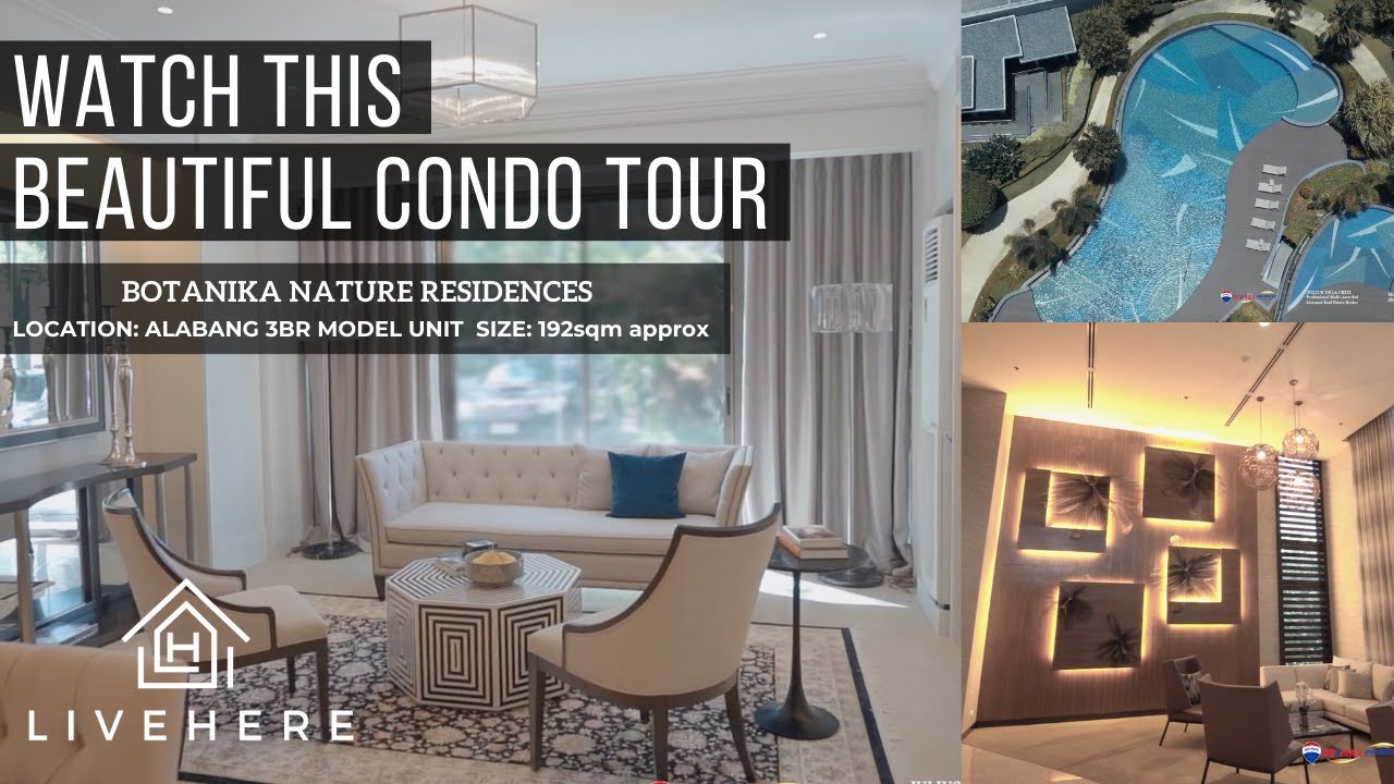 Condo Tour - Botanika Nature Residences 3BR Model Unit in Alabang
