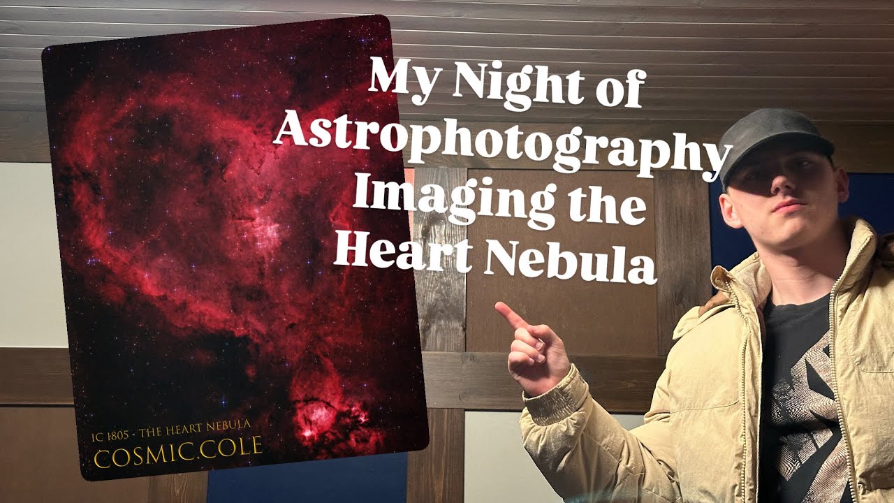 Imaging the Heart Nebula with my DSLR! - Astrophotography Vlog #1