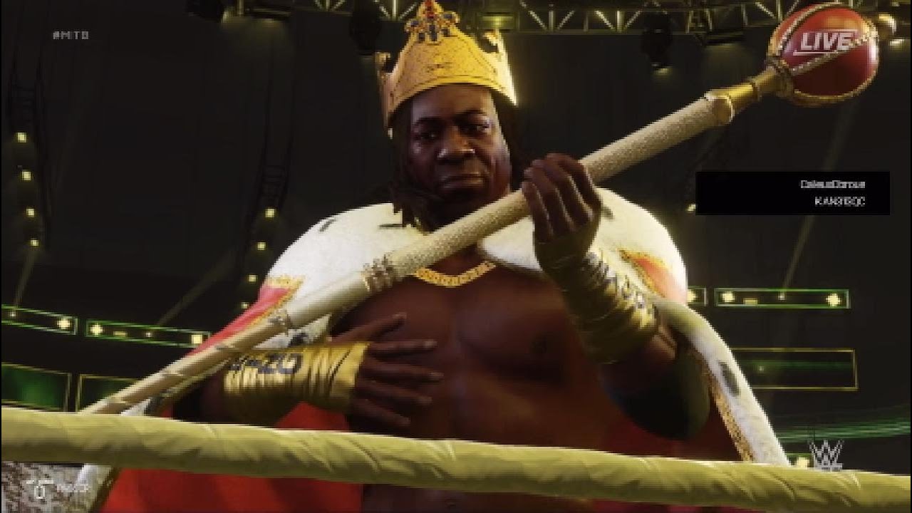 Rey mysterio vs  Booker t vs Randy Orton  vs  Kurt Angle  (kan313qc vs Calleuxdbroue WWE 2K1