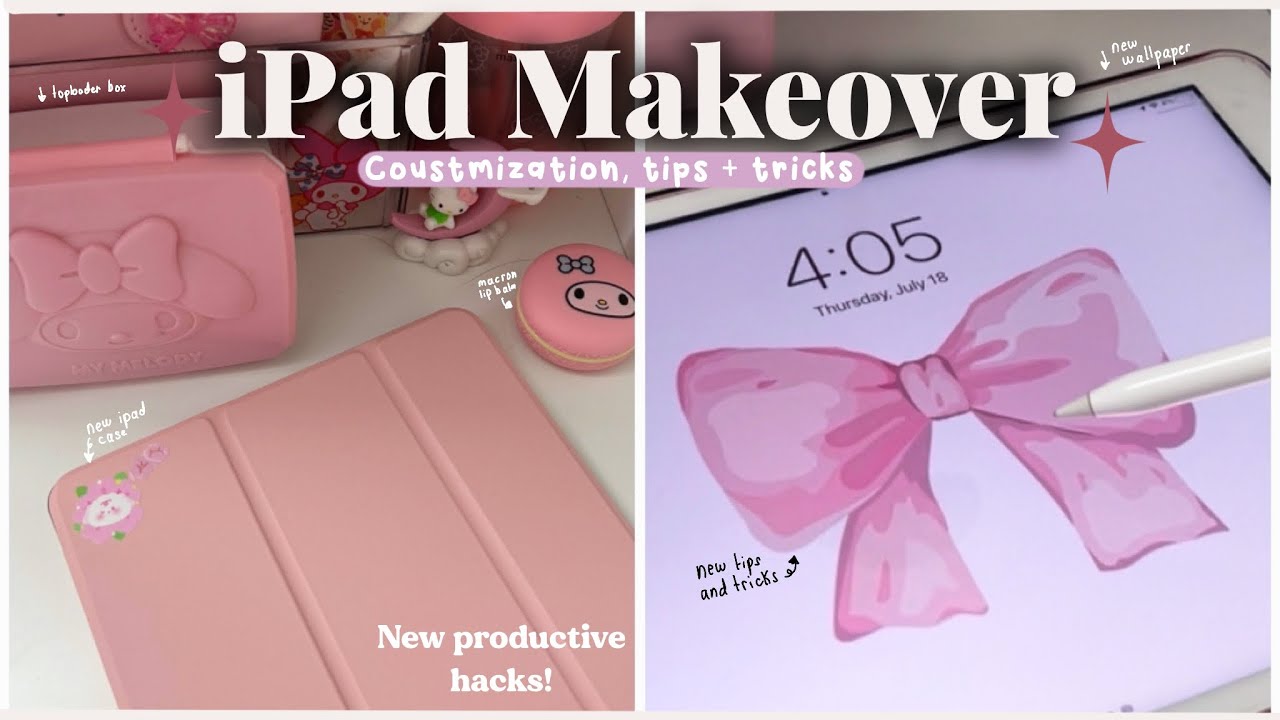 How to customize your iPad  🎀 🎧| Aesthetic widgets, accessorizing, customization + what&rsquo;s on my ipad