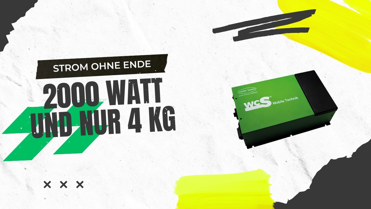 2000 Watt und nur 4 Kg,wie geht das?