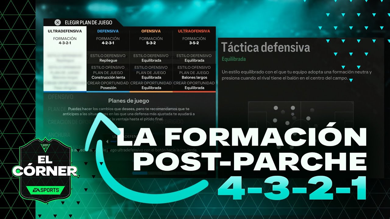Tácticas META de los PROS en FC24: 4-3-2-1 🎮 | El Córner