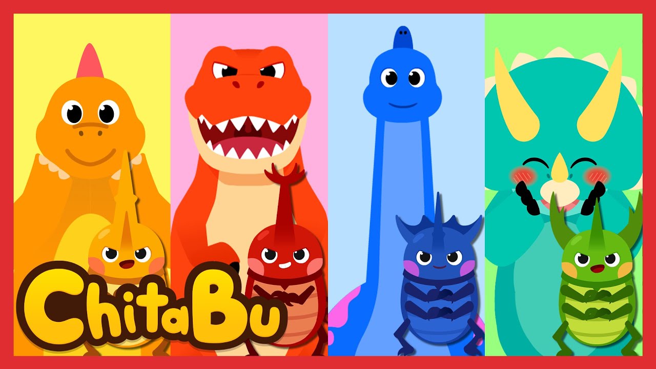 35 MIN. die besten Dinosaurier- & Insektenlieder! 🦖🐞 | Liedermix | Beliebte Kinderlieder | #Chitabu