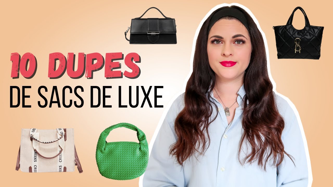 10 DUPES DE SACS DE LUXE • JacqueMus, Chloé, Balenciaga... (Partie 5)