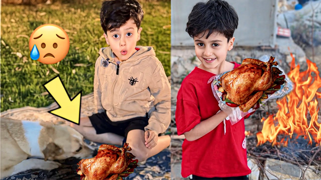يوم كامل نحضر الفطور ومجودي انطاه للكلب بلغلط وكتلنه الجوع😤🤕
