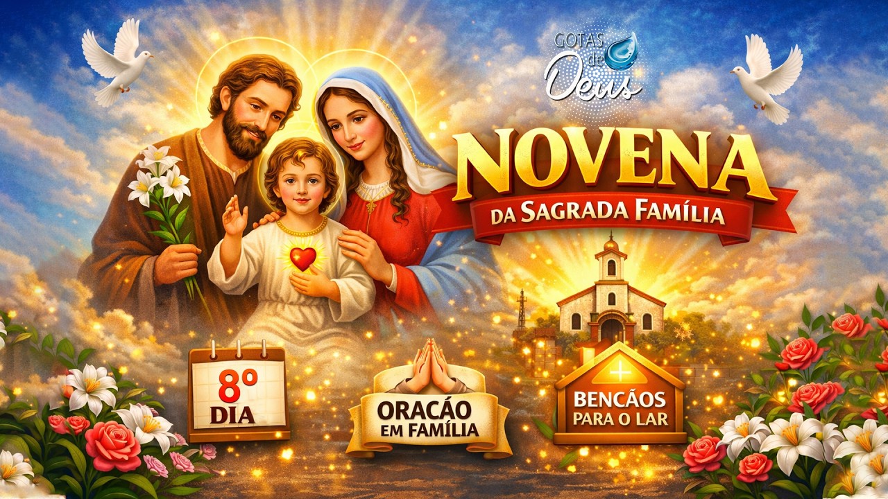NOVENA SAGRADA FAMÍLIA - Dia 8 – Gratidão pela Nossa Família