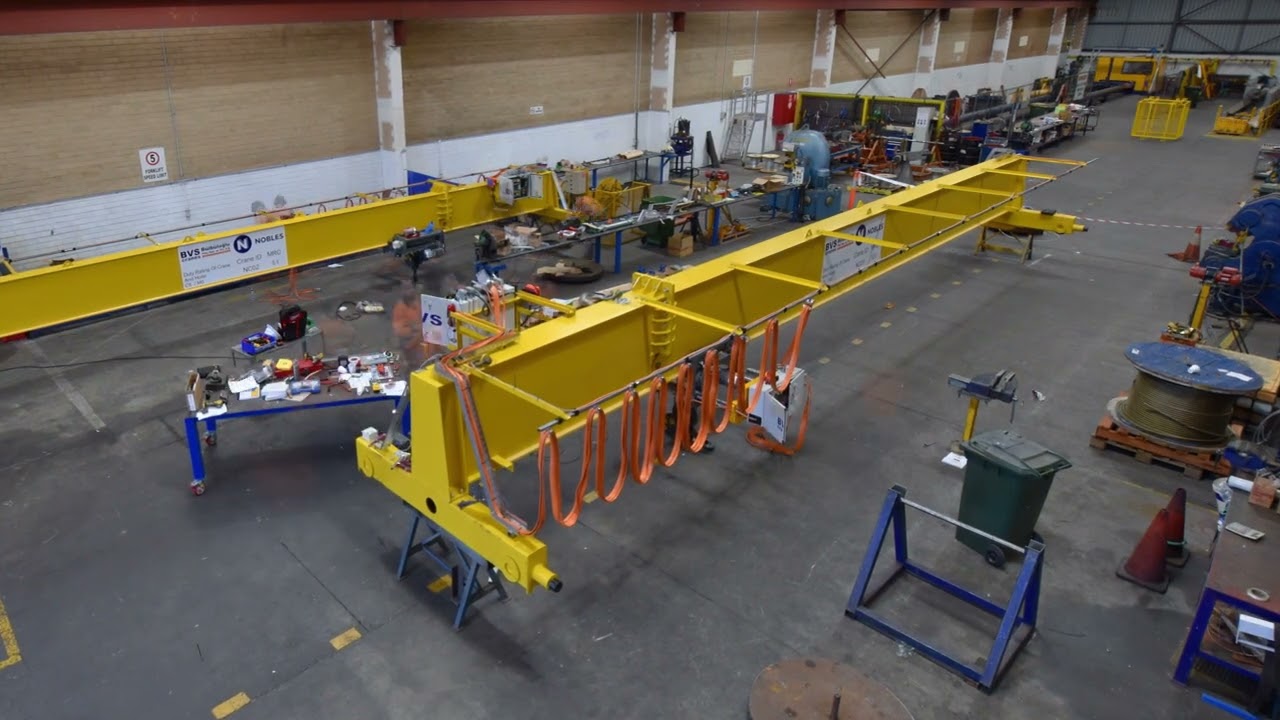Nobles Installation of 5t and 10t Overhead Cranes