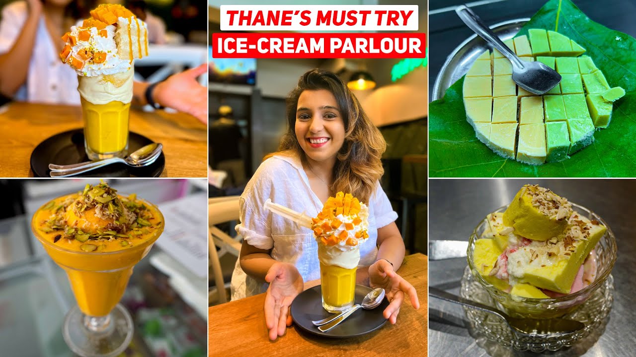 Ice Cream & Dessert Special Thane - Mango Freak Shake, Falooda, Kulfi and More | Thane Food Vlog