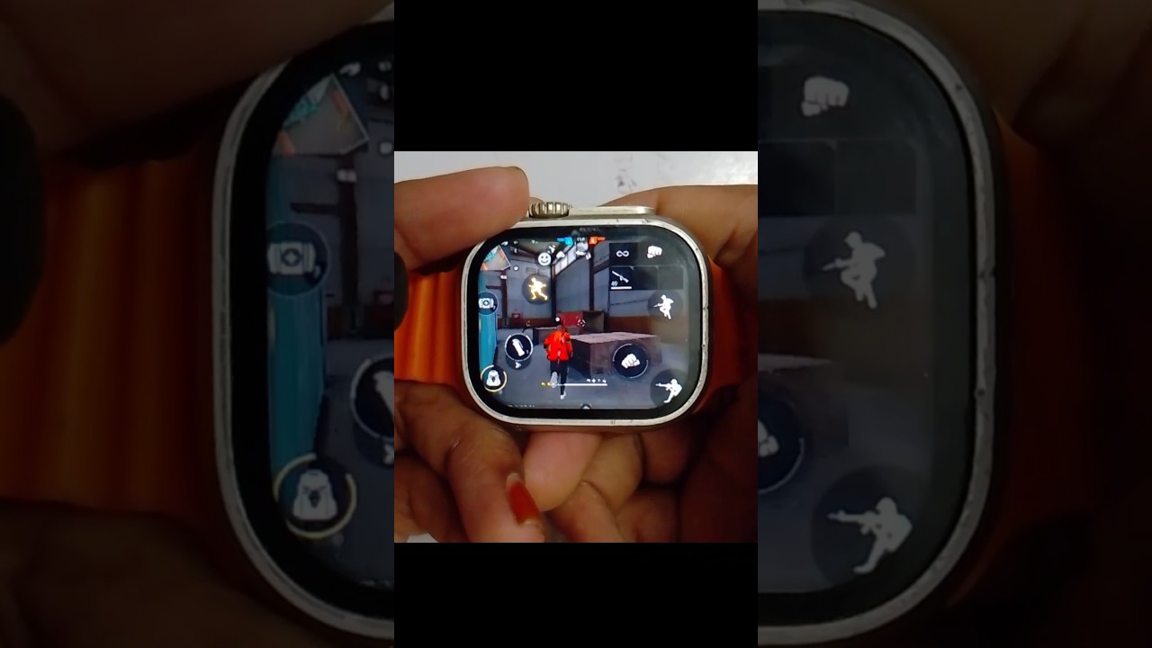 4G smartwatch ⚡ me freefire 😀 Handcam game play #gaming #garenafreefire #gameplay
