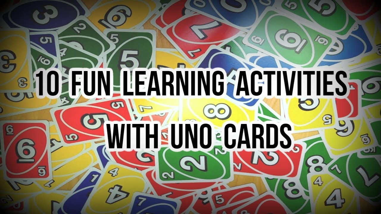 Learning Activities with UNO cards  | Break the boredom with UNO cards | Summer Activities for kids