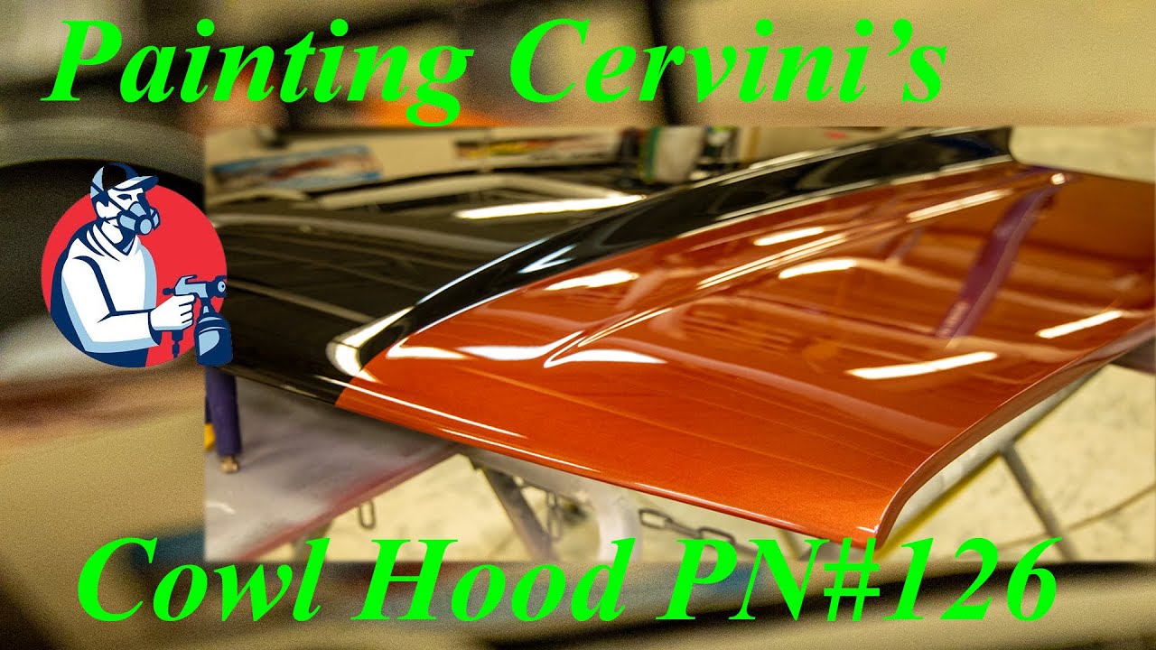Painting Cervini's Cowl Hood 88-98 Chevrolet Silverado PN# 126