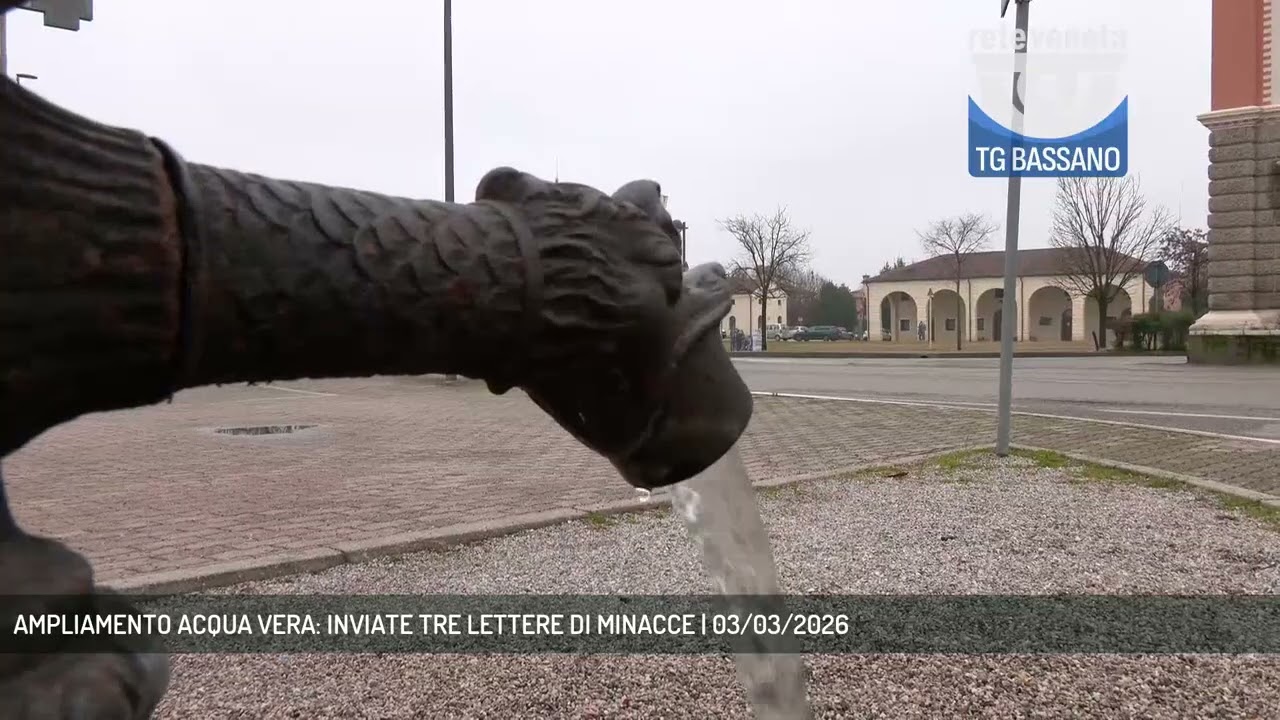 AMPLIAMENTO ACQUA VERA: INVIATE TRE LETTERE DI MINACCE | 03/03/2026