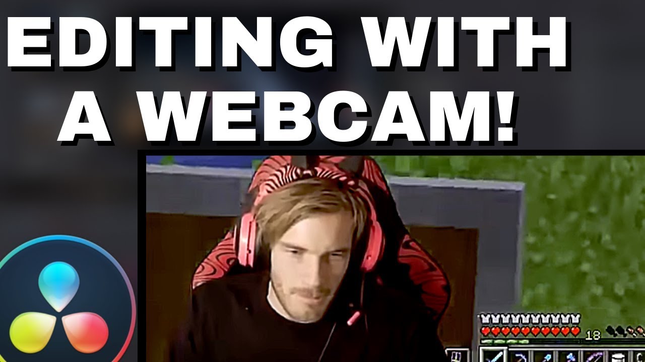 How to Edit Webcam and Desktop Footage Together - Resolve 16