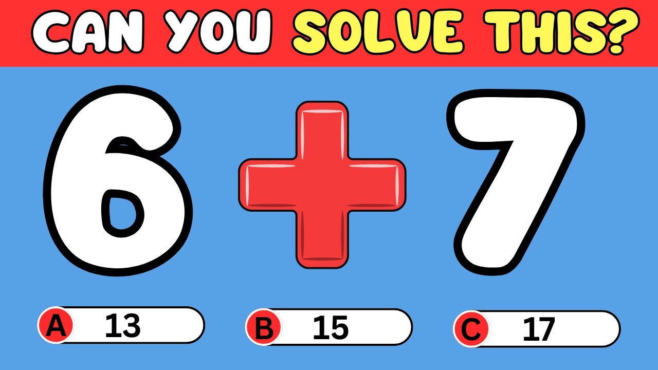 Can You Pass This Maths Quiz? 🧠➕➖✖️➗ Easy Level | Addition , Subtraction, Multiplication & Division.