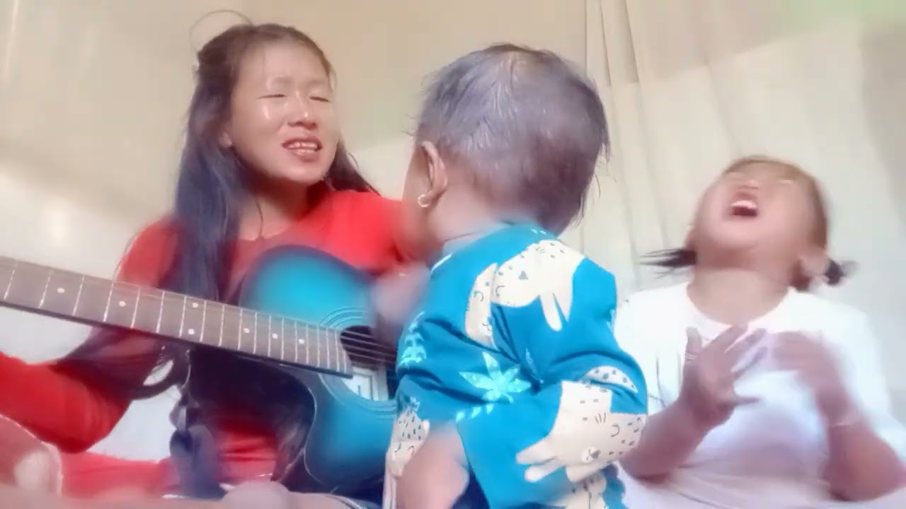 Singing with my daughter 