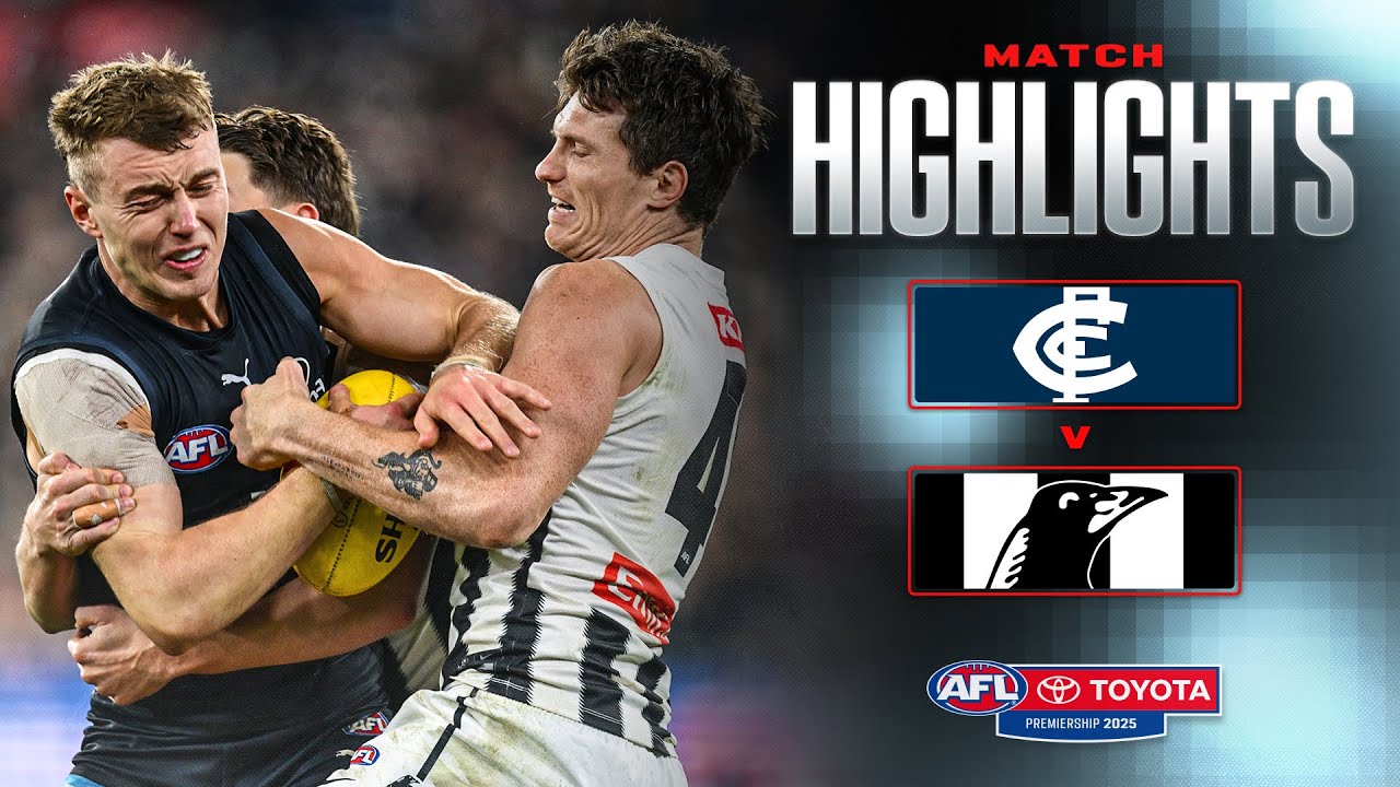 Carlton v Collingwood Highlights | Round 17, 2025 | AFL