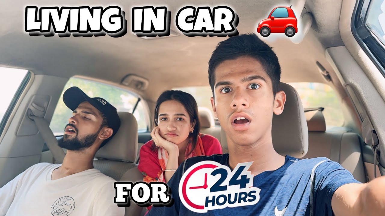 Living In A Car For *24 HOURS* Challenge