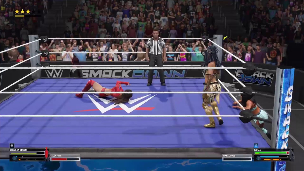 Doing WWE Women's United States Match Giulia🇬🇧🇮🇹🇯🇵 vs Chelsea Green🇨🇦(c)!