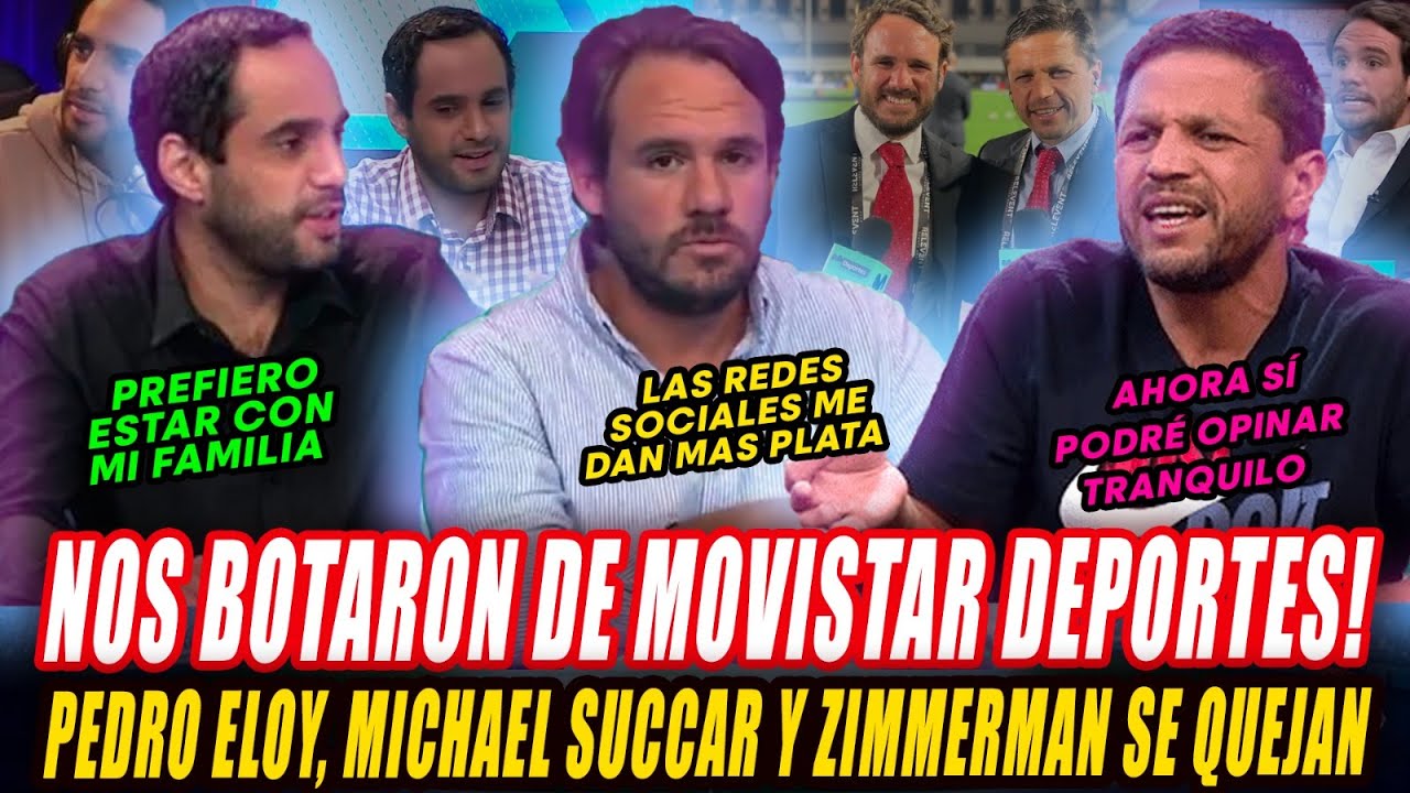 MOVISTAR DEPORTES despide a PEDRO GARC&Iacute;A, MICHAEL SUCCAR Y HORACIO ZIMMERMAN &iquest;Renuevan &Aacute;l &Aacute;ngulo?