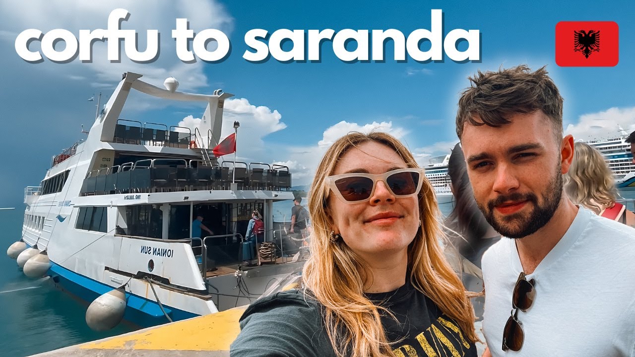 ИЗ КОРФУ В АЛБАНИЮ — где остановиться в Саранде☀️🏨 (видеоблог о путешествиях по Албании)