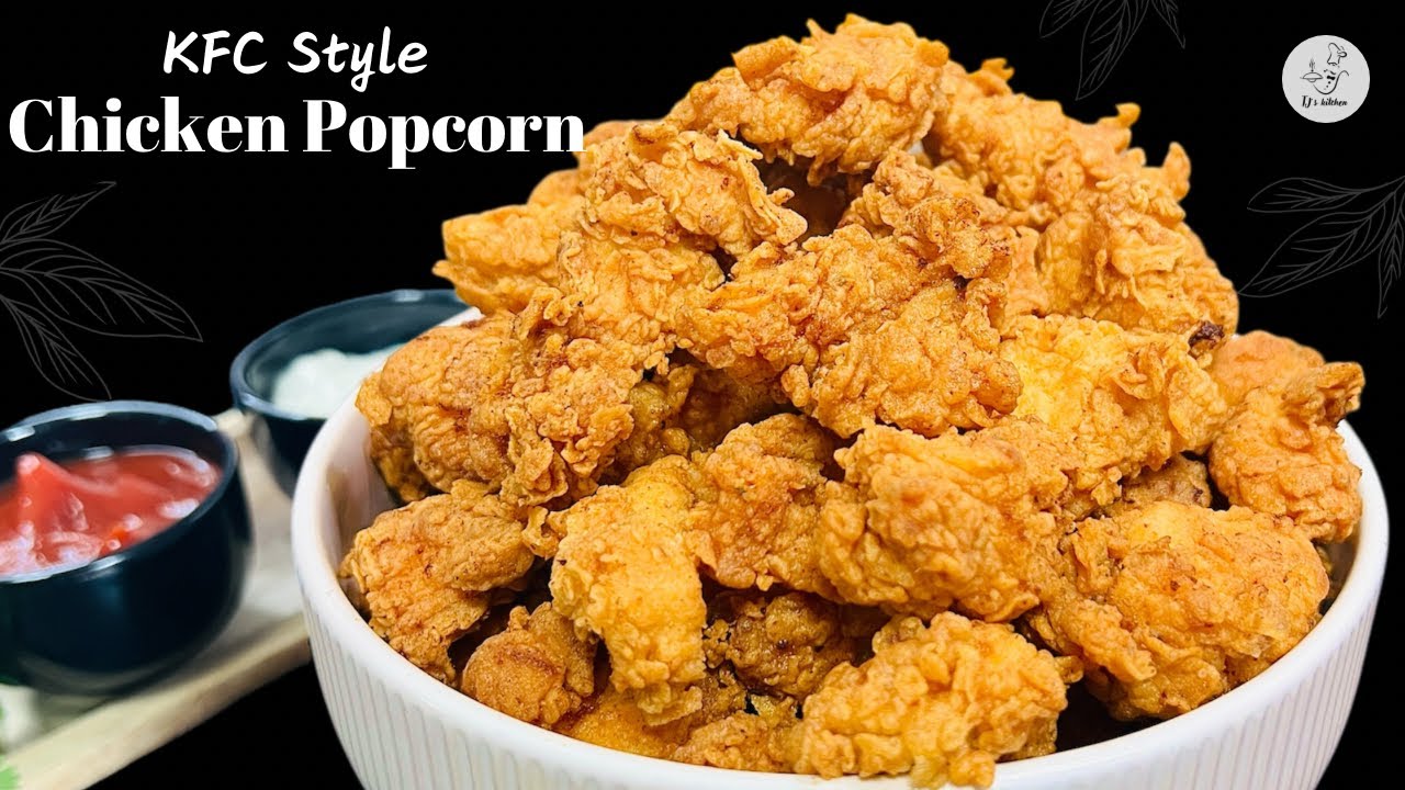 KFC Style Popcorn Chicken ll Crispy Popcorn Chicken ll Tj's kitchen