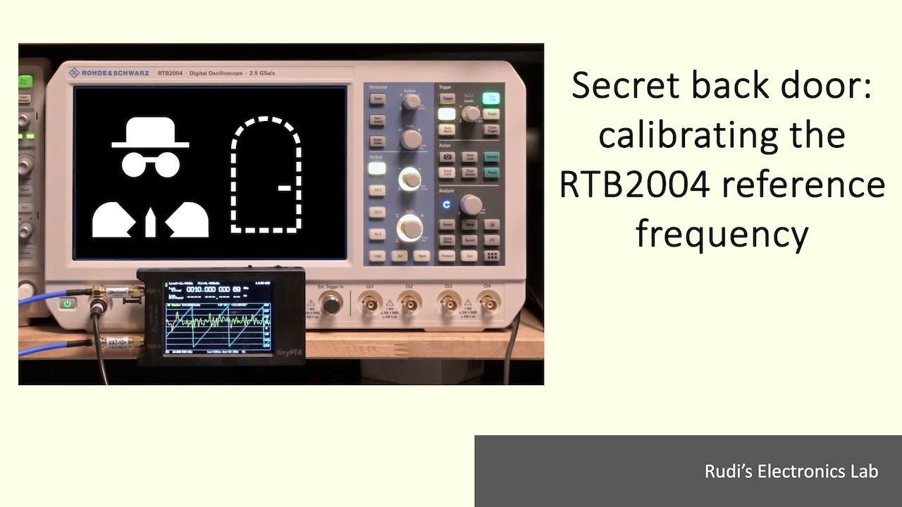REL #55 Secret back door: calibrating the RTB2004 reference frequency