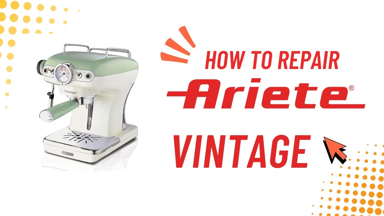 Ariete Vintage Coffee Machine Repair Step By step Guide |How to repair 